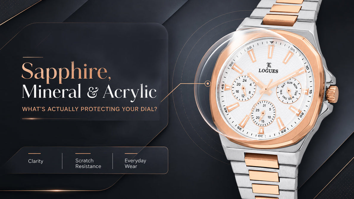 Sapphire Coated, Mineral and Acrylic: What Is Actually Protecting Your Dial