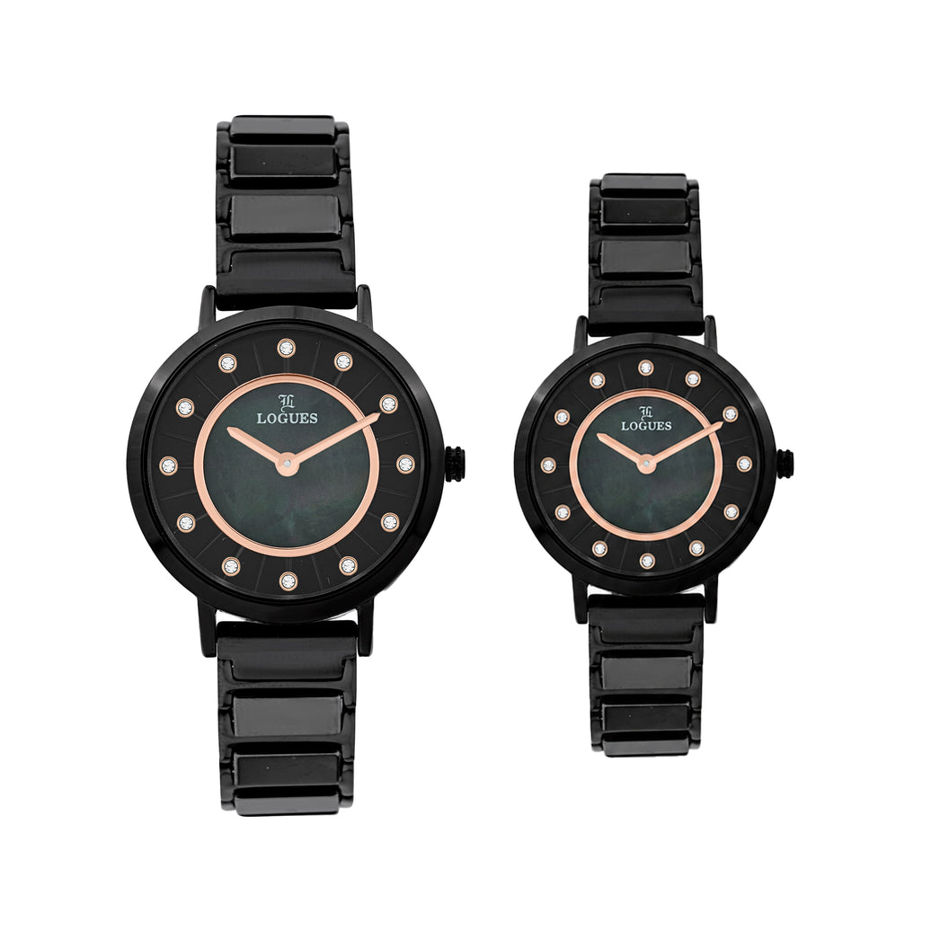 Logues Couple Analog Watch Set for Him & Her | P 3533 NC-03