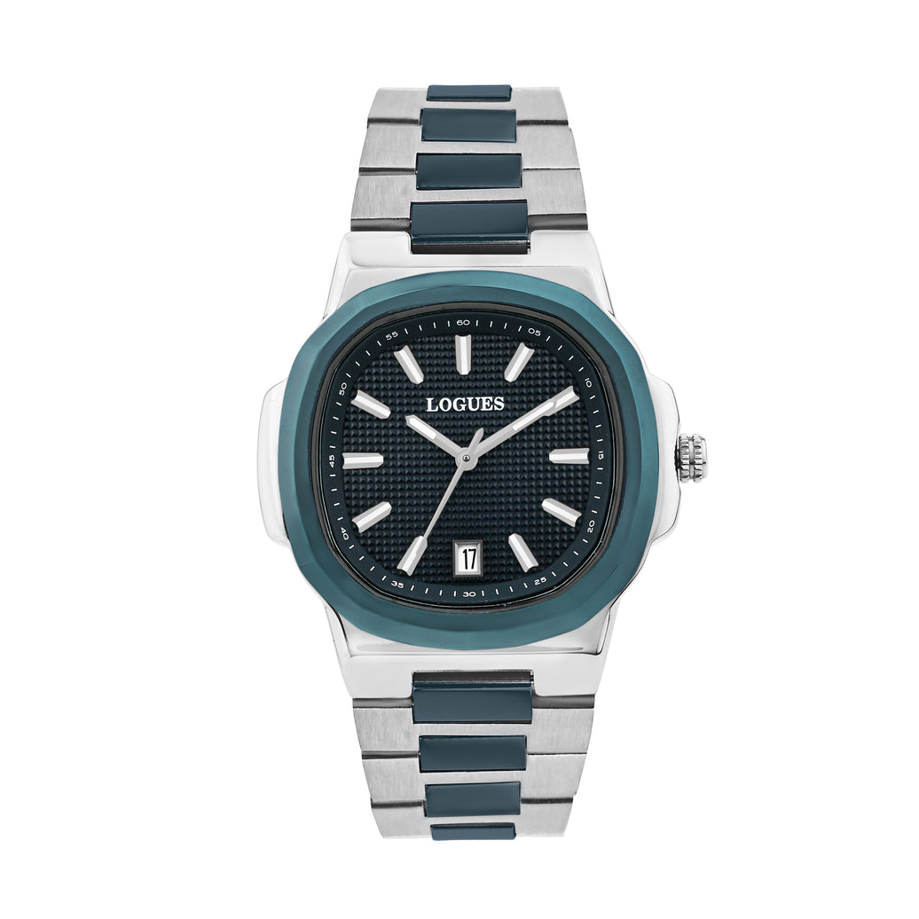 Logues Analog Date Watch for Men | G 4179 SVMD-04
