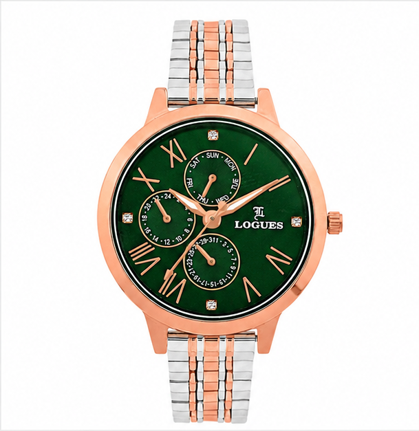 Logues Multifunction Watch for Women | L E-1709 BWMD-10