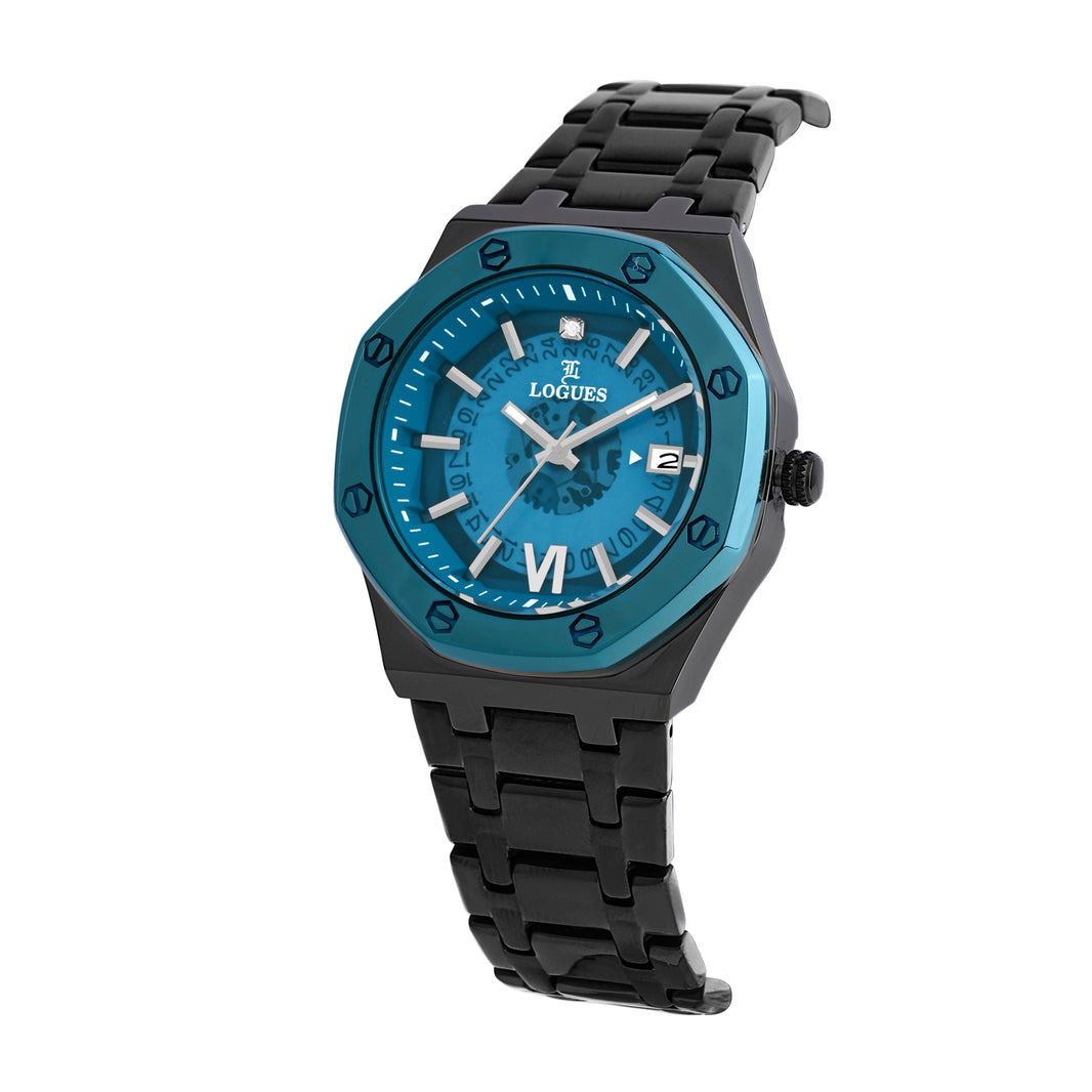 image Logues Analog Date Watch for Men | G 4178 QVMD-04