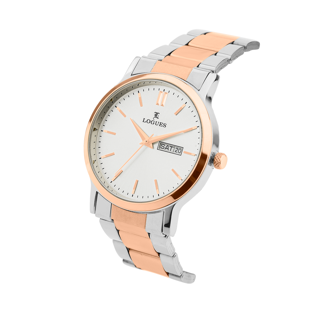 image Logues Analog Date Watch for Men | G 4182 BWMD-02
