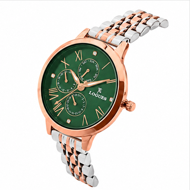 image Logues Multifunction Watch for Women | L E-1709 BWMD-10