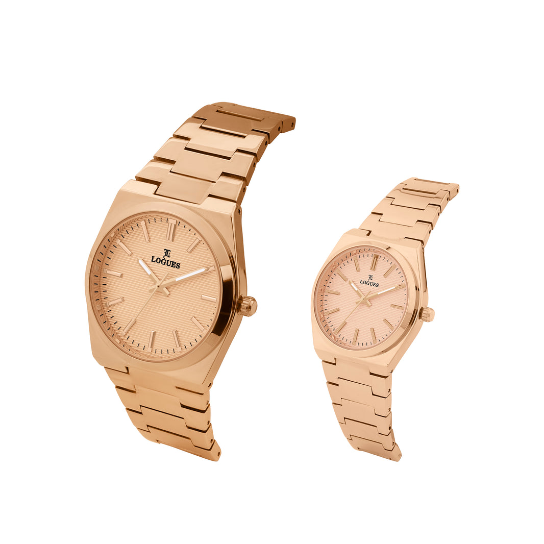 image Logues Couple Analog Watch Set for Him & Her | P 3536 WM-06