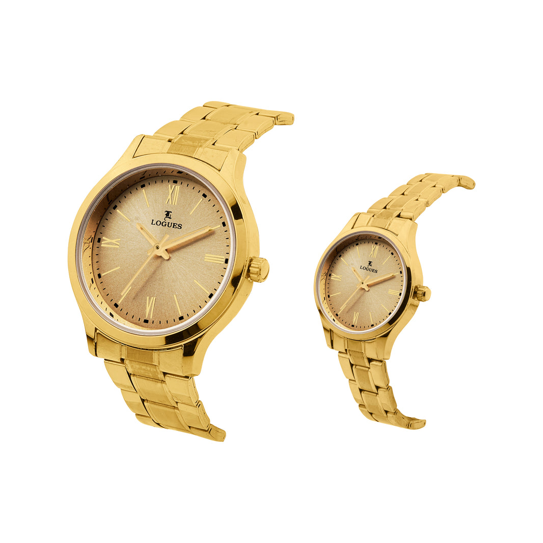 image Logues Couple Analog Watch Set for Him & Her | P 3535 YM-13