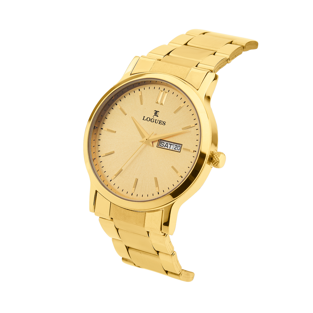 image Logues Analog Date Watch for Men | G 4182 YMD-13