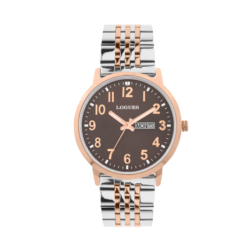 Logues Analog Date Watch for Men | G 4191 BWMD-05