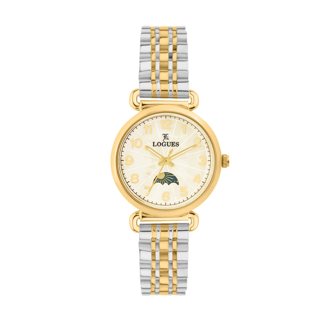 Logues Analog Date Watch for Women | L 6217 BM-02