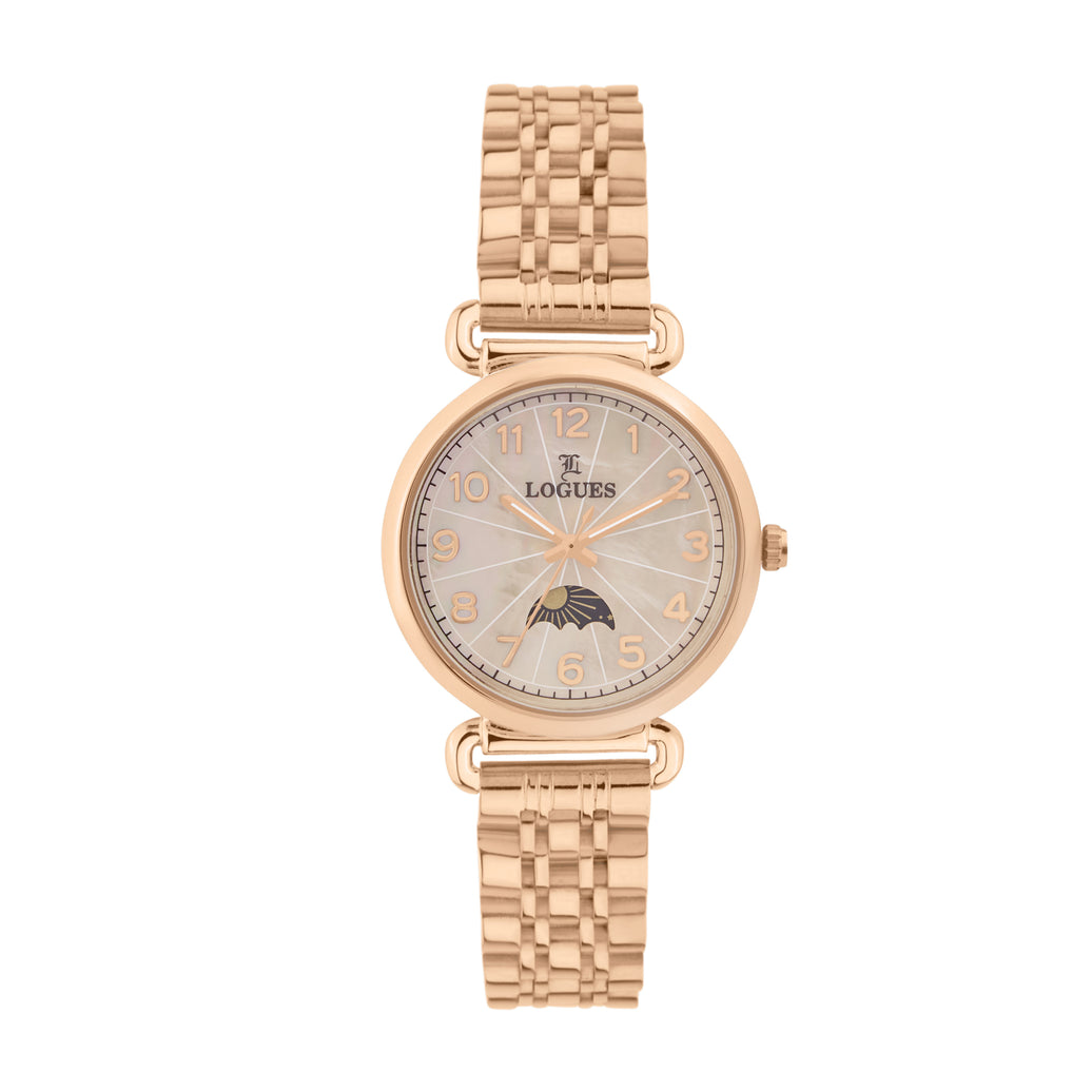 Logues Analog Date Watch for Women | L 6217 WM-06