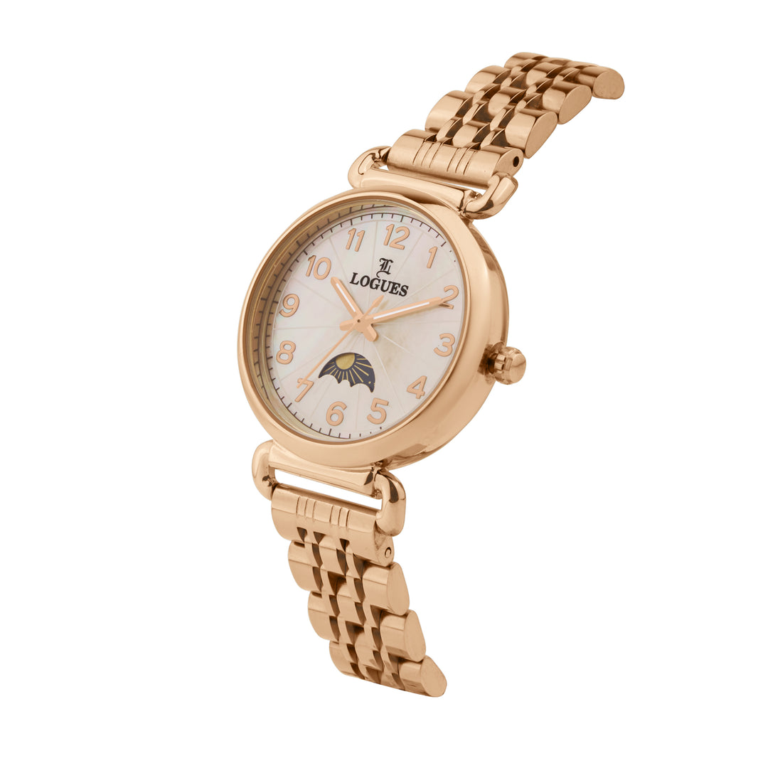 image Logues Analog Date Watch for Women | L 6217 WM-06