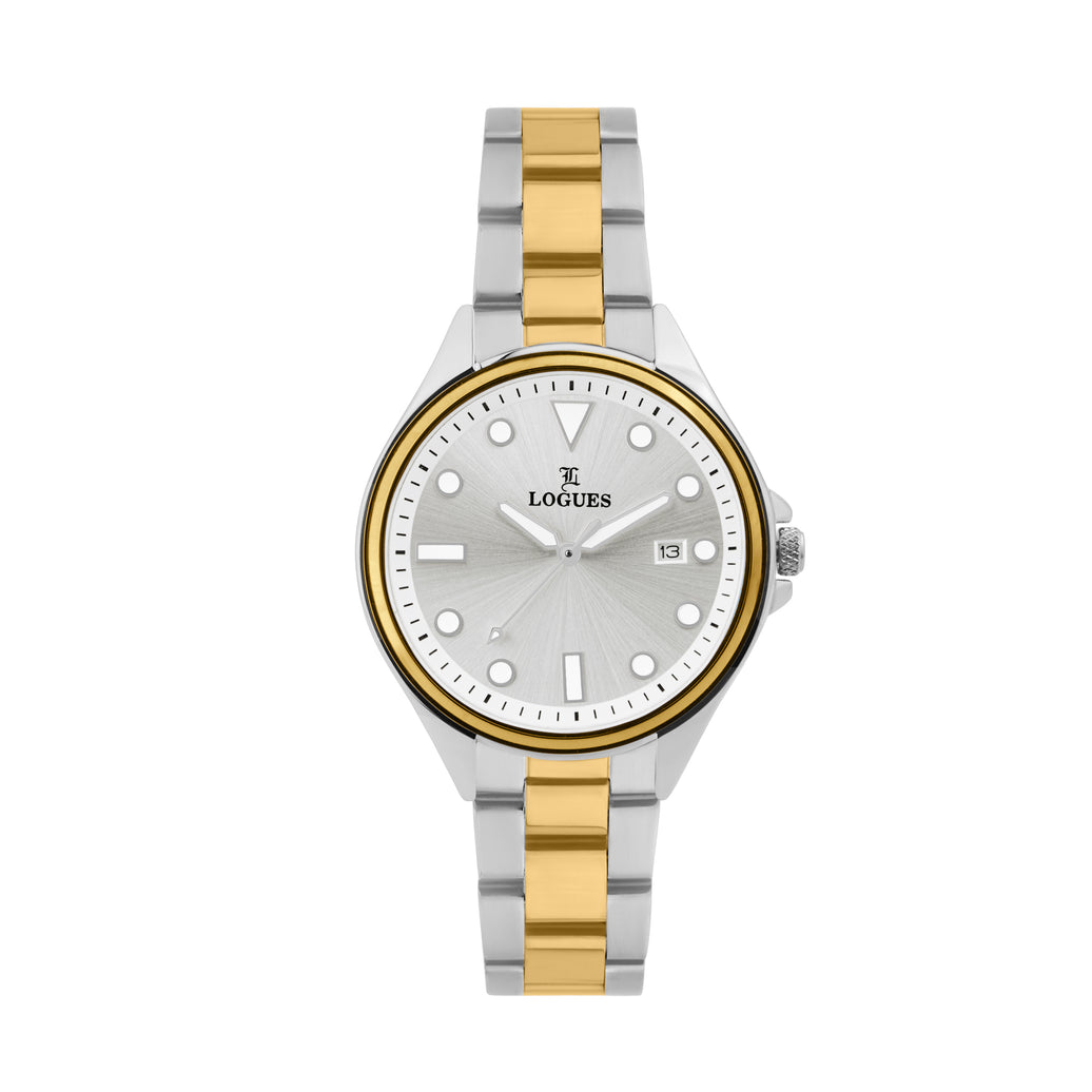 Logues Analog Date Watch for Women | L 6218 BMD-02