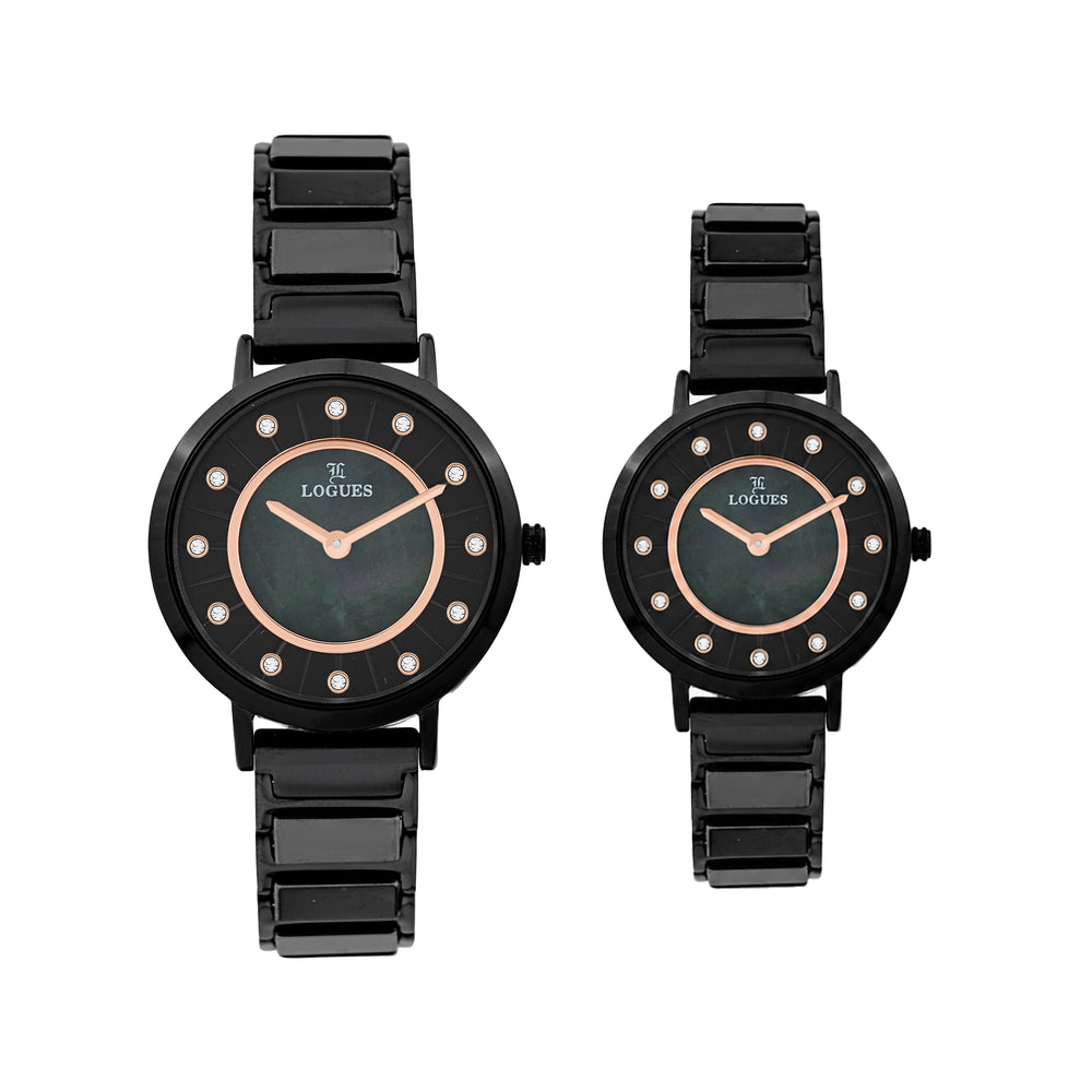 Logues Couple Analog Watch Set for Him & Her | P 3533 NC-03
