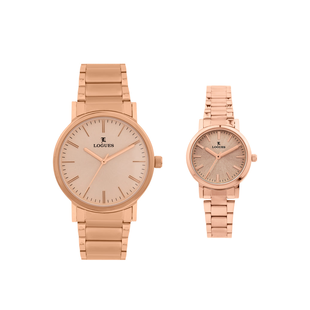 Logues Couple Analog Watch Set for Him & Her | P 3534 WM-06