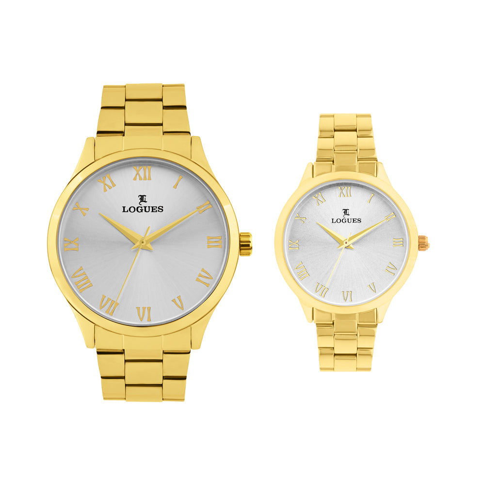 Logues Couple Analog Watch Set for Him & Her | P 3532 YM-02