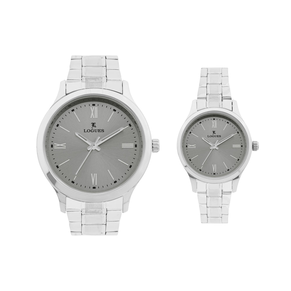 Logues Couple Analog Watch Set for Him & Her | P 3535 SM-27