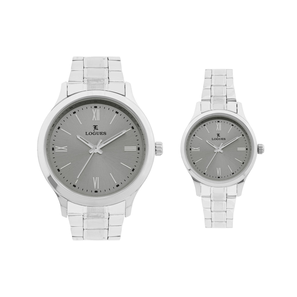 Logues Couple Analog Watch Set for Him & Her | P 3535 SM-27