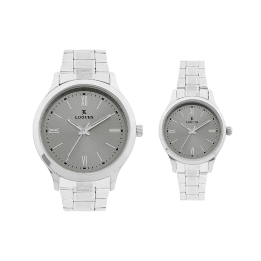Logues Couple Analog Watch Set for Him & Her | P 3535 SM-27