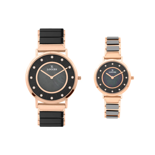 Logues Couple Analog Watch Set for Him & Her | P 3533 WNC-03