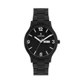 Logues men's analog watch, black dial, black metal strap, 41 mm case - G 4220 NMD-03