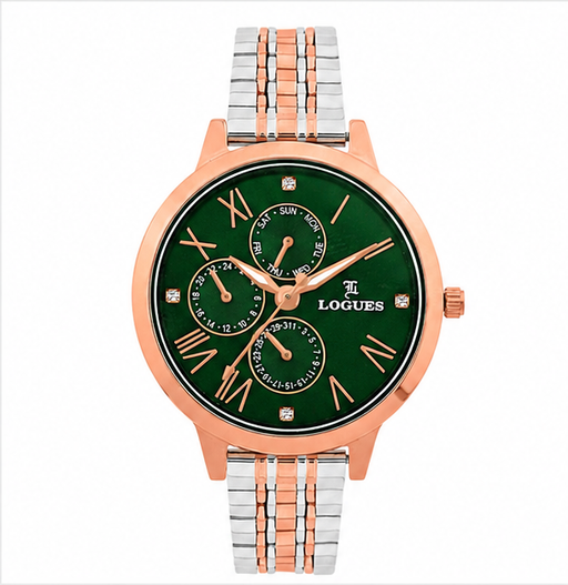 Logues Multifunction Watch for Women | L E-1709 BWMD-10