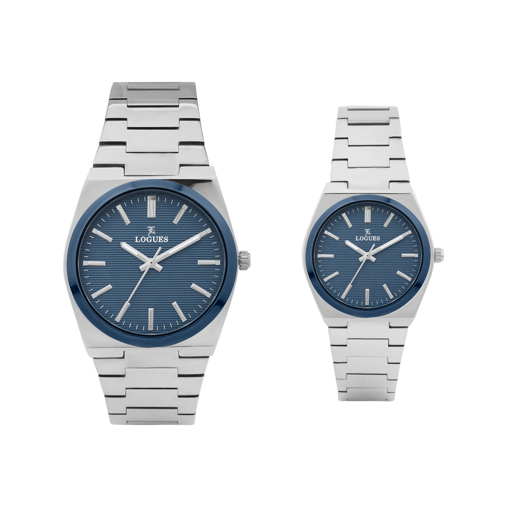 Logues Couple Analog Watch Set for Him & Her | P 3536 SVM-04