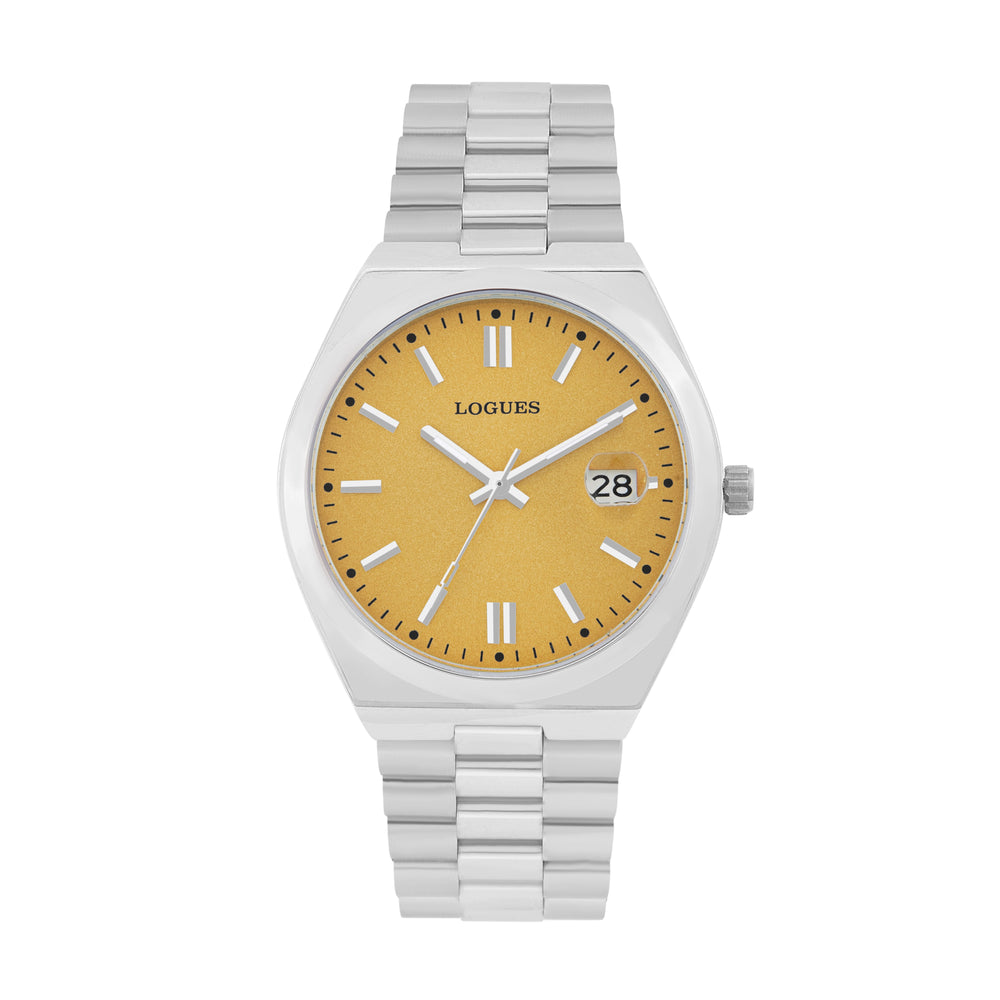 Logues Analog Date Watch for Men | G 4174 SMD-75