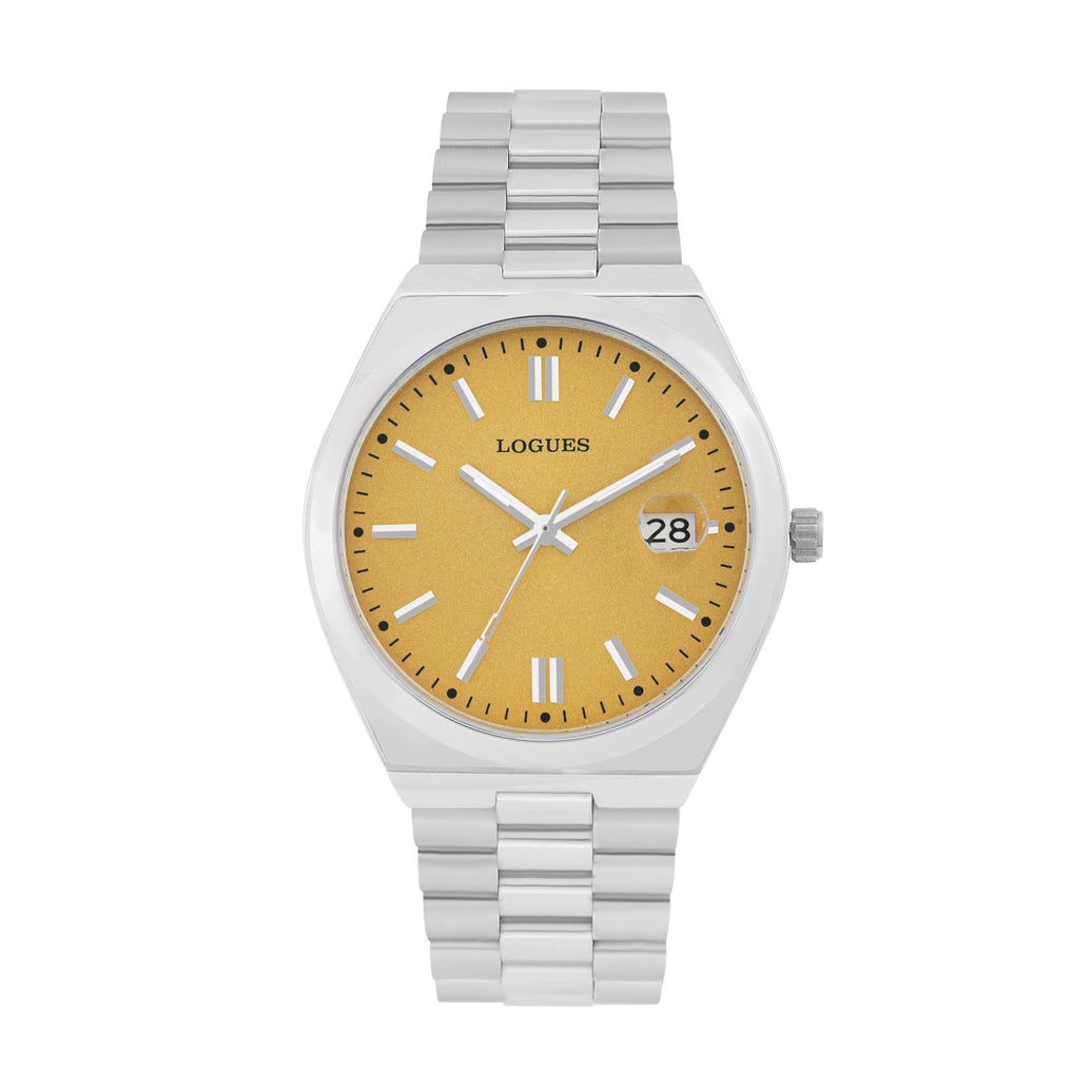 Logues Analog Date Watch for Men | G 4174 SMD-75