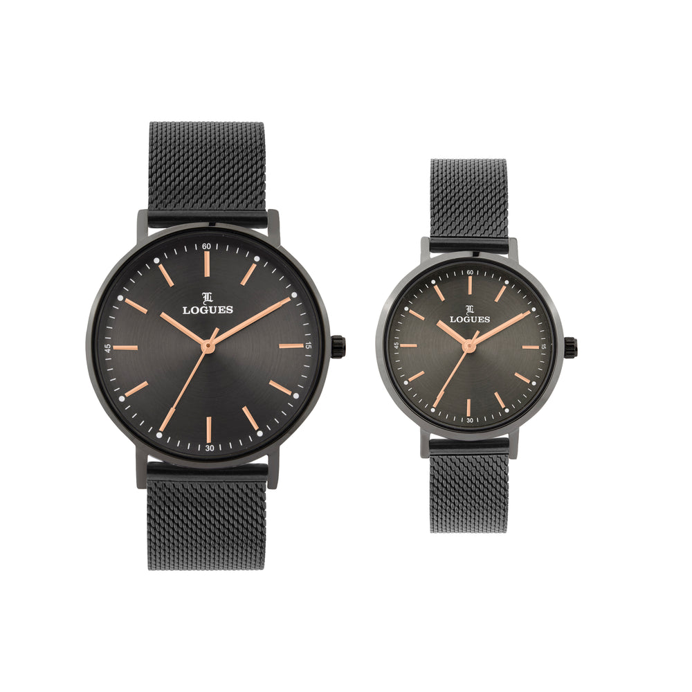 Logues Couple Analog Watch Set for Him & Her | P 3531 QZ-27