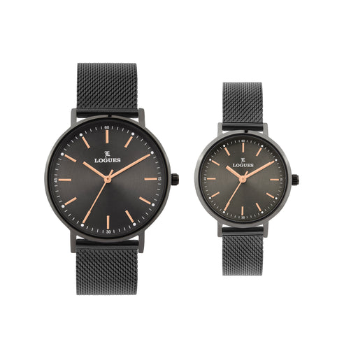 Logues Couple Analog Watch Set for Him & Her | P 3531 QZ-27