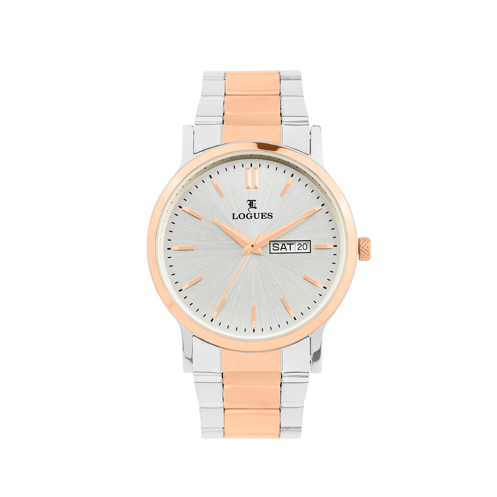 Logues Analog Date Watch for Men | G 4182 BWMD-02