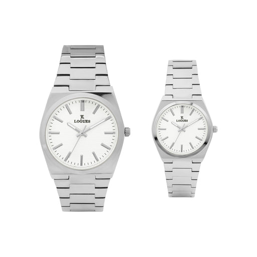 Logues Couple Analog Watch Set for Him & Her | P 3536 SM-02