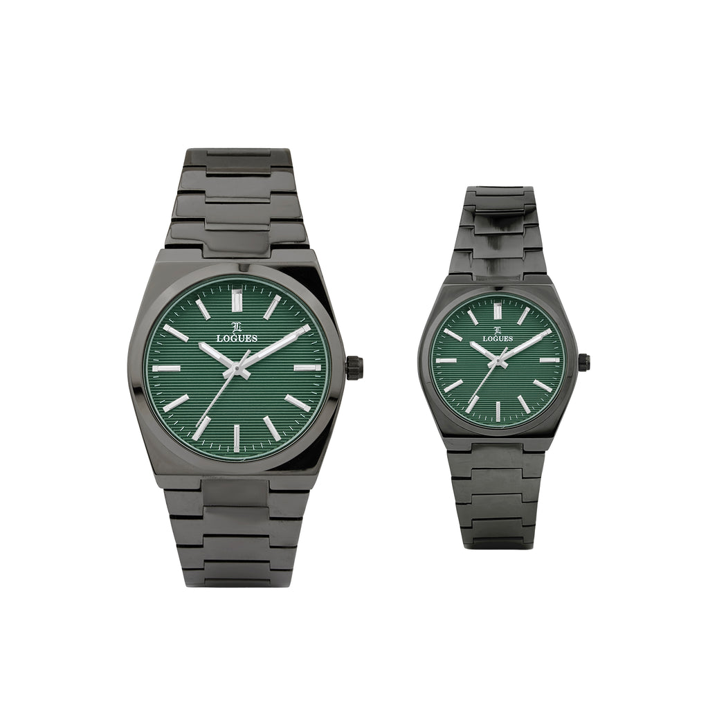 Logues Couple Analog Watch Set for Him & Her | P 3536 QM-10