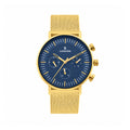 Logues men's multifunction watch, blue dial, blue Milanese mesh strap, 41 mm case - G 1990 VZ-04