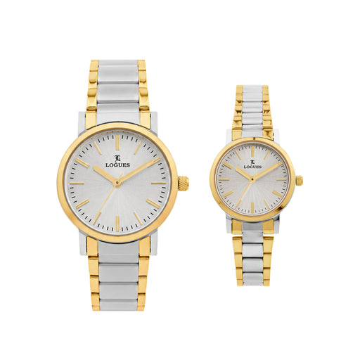Logues Couple Analog Watch Set for Him & Her | P 3534 BM-02