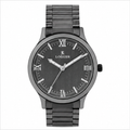 Logues | G 4188 QM-27 Logues Quartz Analogue Grey Dial Grey Metal Strap Watch For Men