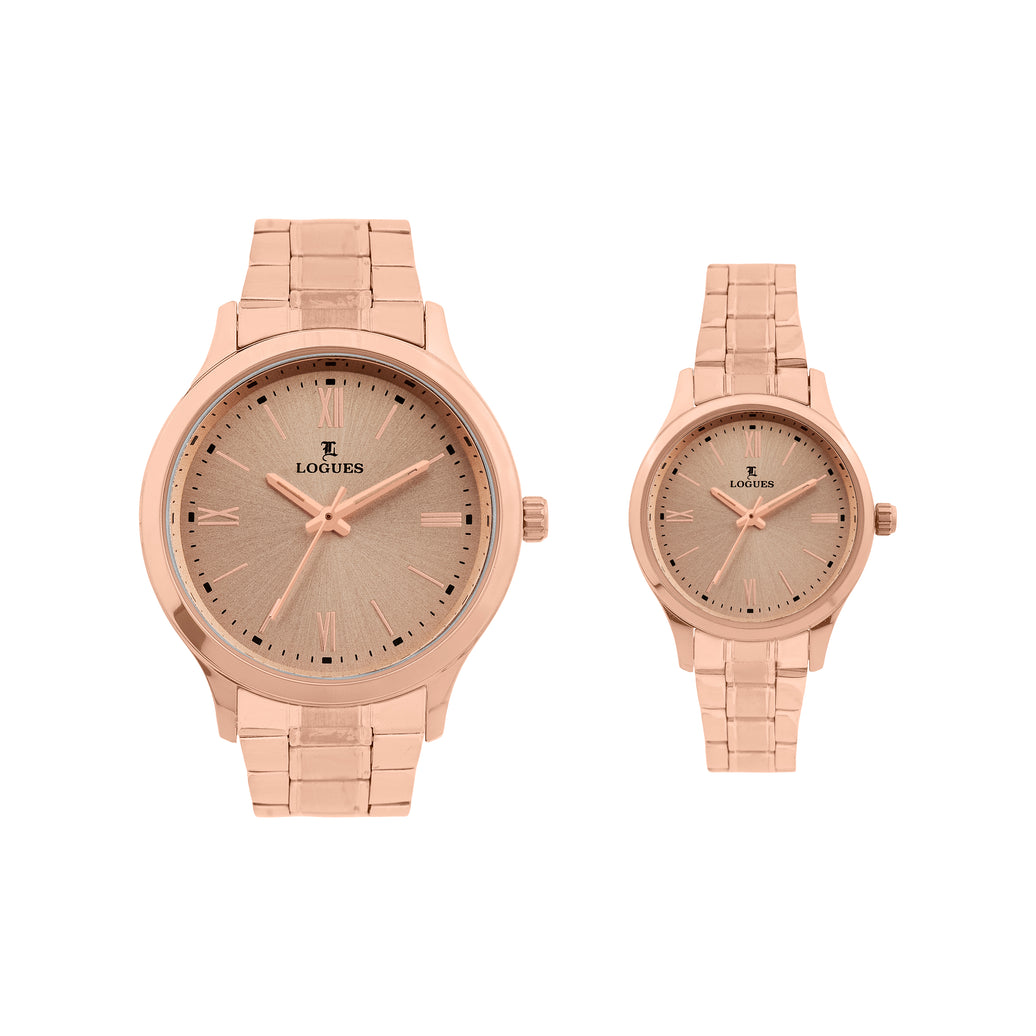 Logues Couple Analog Watch Set for Him & Her | P 3535 WM-06