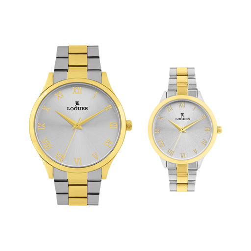 Logues Couple Analog Watch Set for Him & Her | P 3532 BM-02