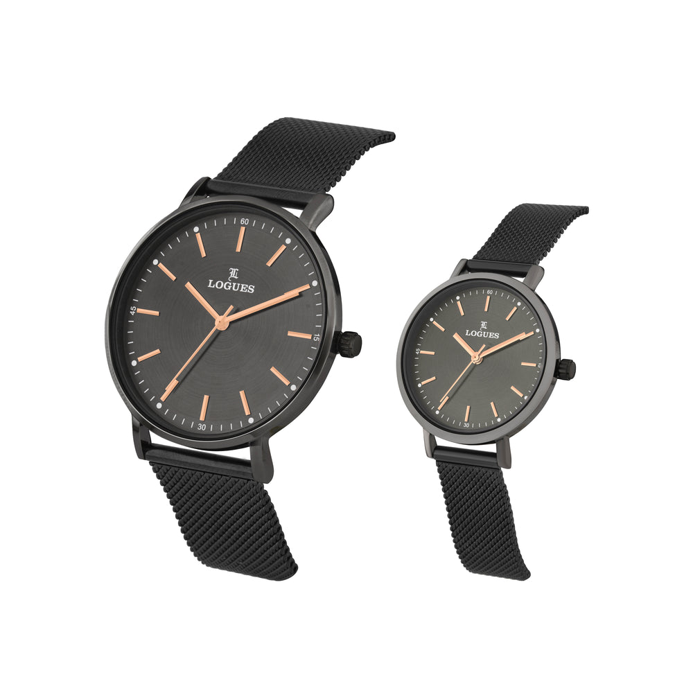 Logues Couple Analog Watch Set for Him & Her | P 3531 QZ-27