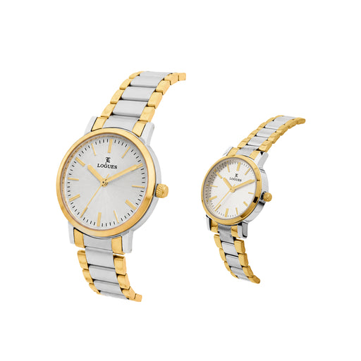 Logues Couple Analog Watch Set for Him & Her | P 3534 BM-02