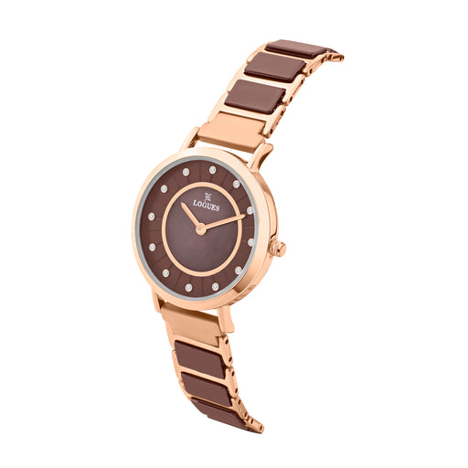 Logues Analog Watch for Women | L 3533 WBC-05