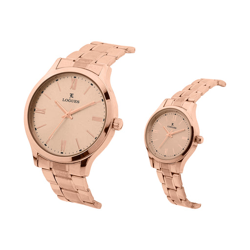 Logues Couple Analog Watch Set for Him & Her | P 3535 WM-06