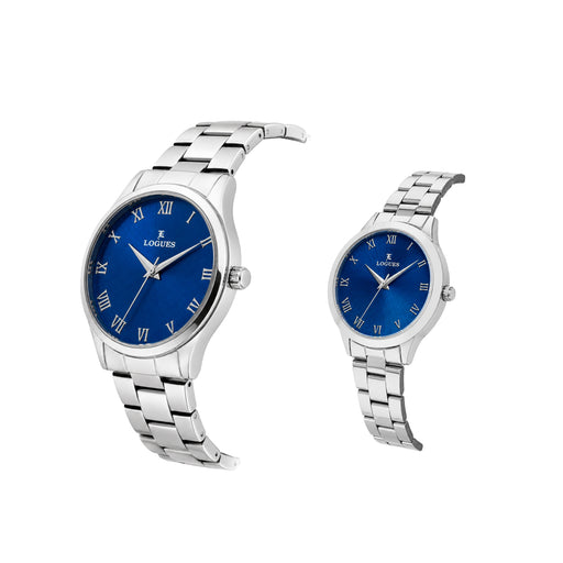 Logues Couple Analog Watch Set for Him & Her | P 3532 SM-04