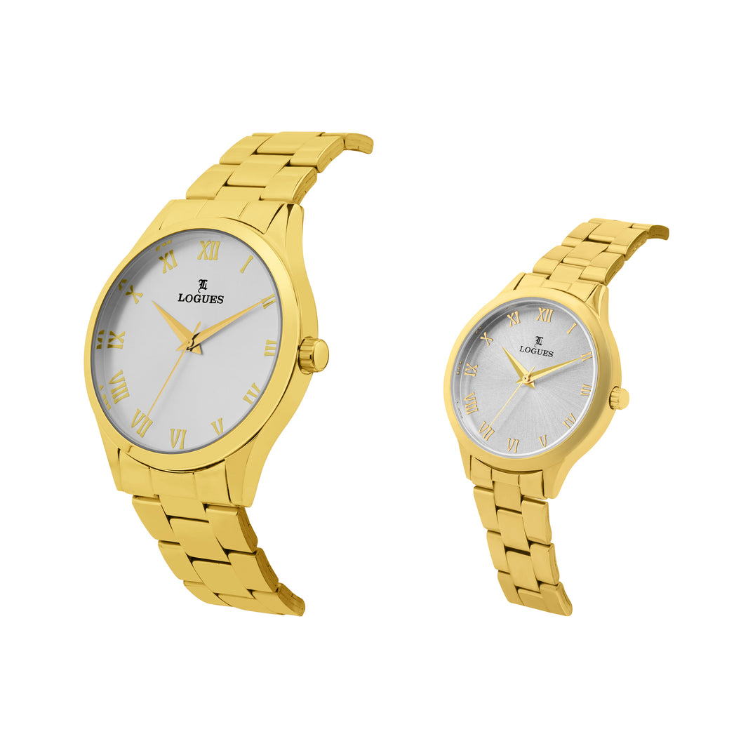 image Logues Couple Analog Watch Set for Him & Her | P 3532 YM-02