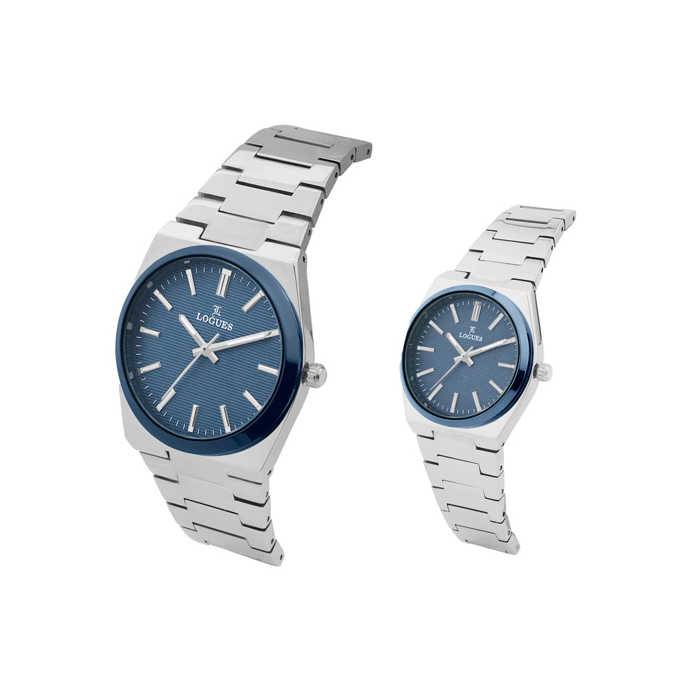 Logues Couple Analog Watch Set for Him & Her | P 3536 SVM-04