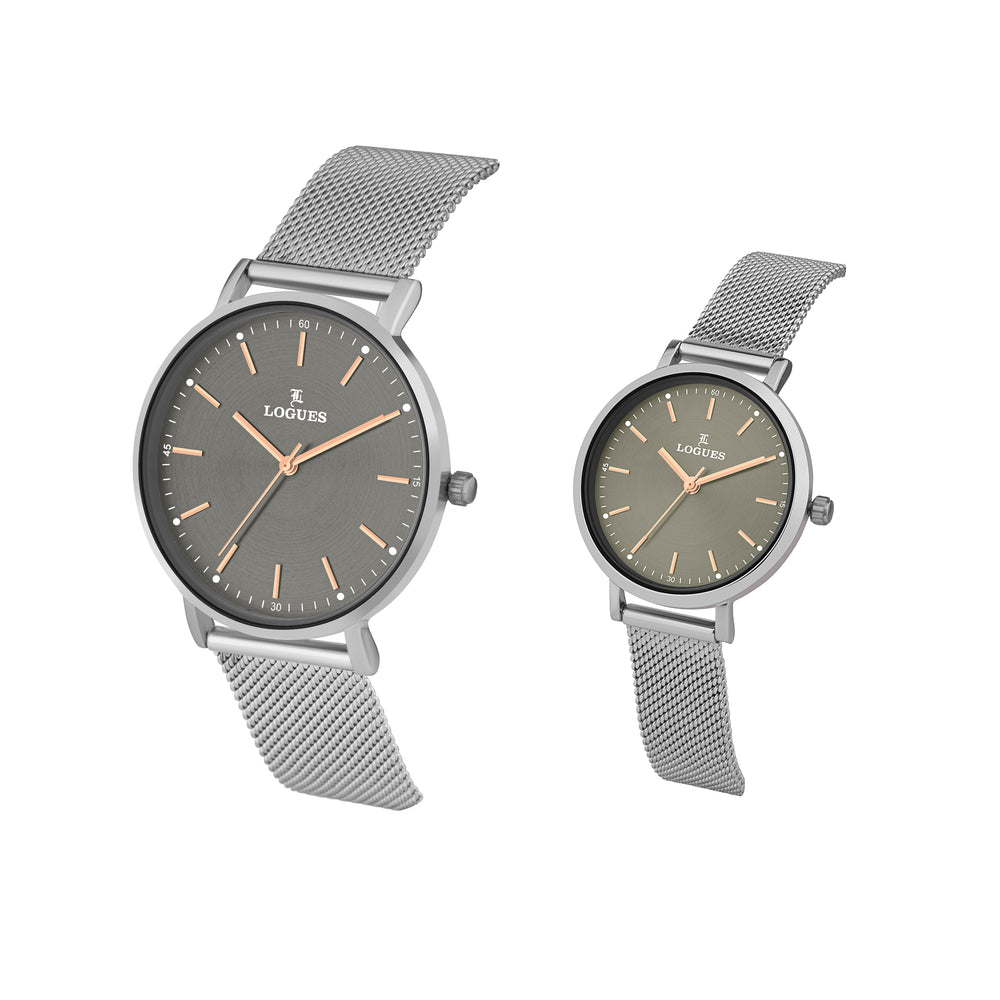 Logues Couple Analog Watch Set for Him & Her | P 3531 SZ-27