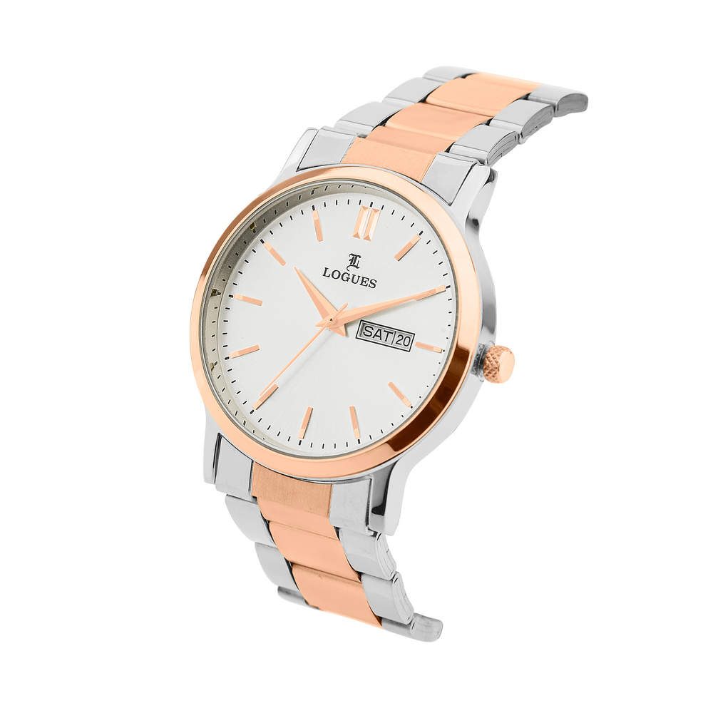 Logues Analog Date Watch for Men | G 4182 BWMD-02