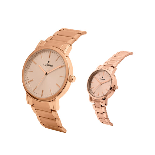 Logues Couple Analog Watch Set for Him & Her | P 3534 WM-06