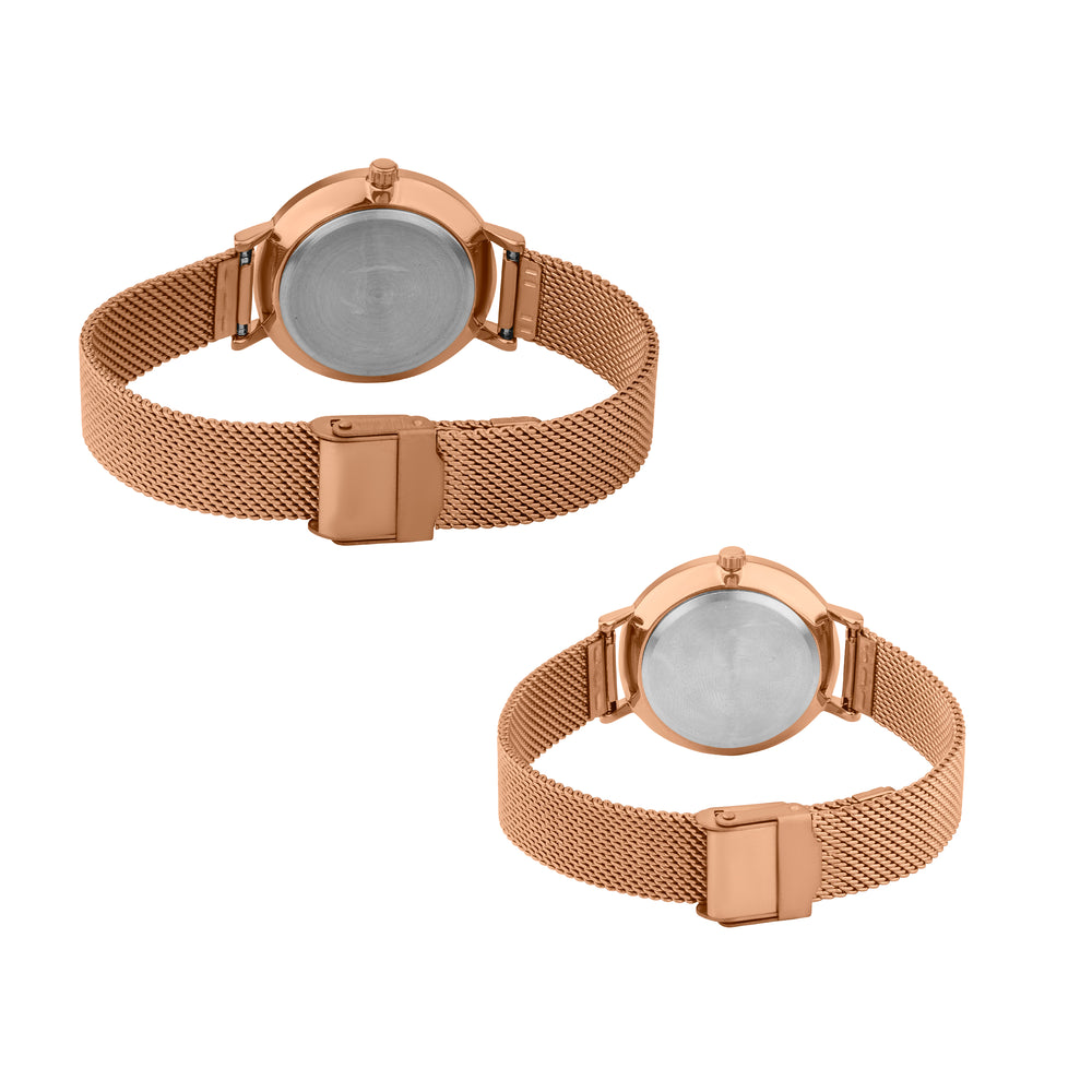 Logues Couple Analog Watch Set for Him & Her | P 3531 WZ-02