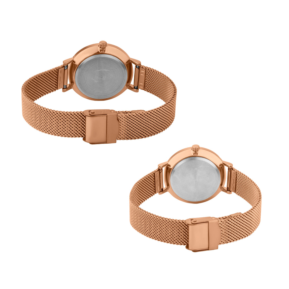 Logues Couple Analog Watch Set for Him & Her | P 3531 WZ-10