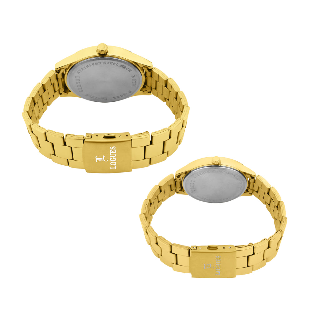 Logues Couple Analog Watch Set for Him & Her | P 3532 YM-02